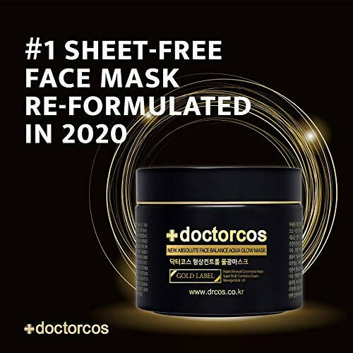 [DOCTORCOS] Super Lifting Skin Mask Set | Silicone Mask (Reusable) + Aqua Glow Mask (3.71 oz) + Fill up Wrinkle Cream (1.69 oz) | Aqua Glow Mask (3.71 oz) SPECIAL PLUS