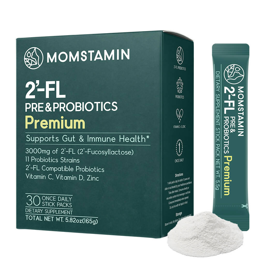 맘스타민 2'-FL 유산균 프리미엄 1개월분 장건강 면역 (30포x1박스)
