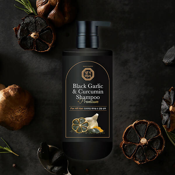 [Daeng Gi Meo Ri] Premium Black Garlic and Curcumin Shampoo 500ml