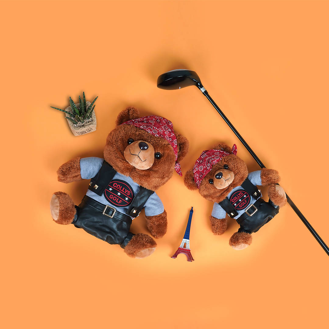 [COLLY] Rider Bear Golf Character Headcover