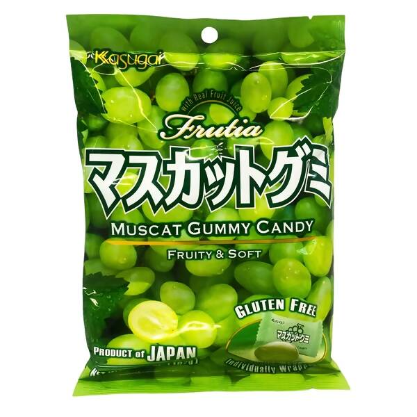 Kasugai Muscat Gummy Candy 3.77oz (12 Pack)