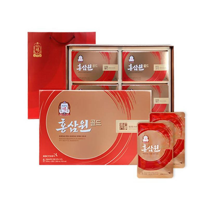 Cheongkwanjang Red Ginseng Won Gold 6 Years Root 60 Packs( 남극해 크릴오일 2달분 무료)