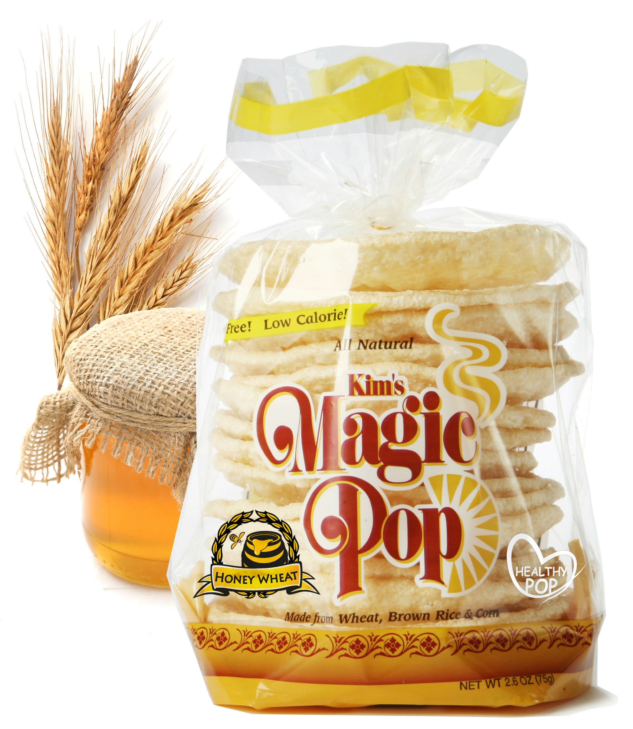 Kim's Magic Pop - Honey Wheat Flavor (12 Bags)
