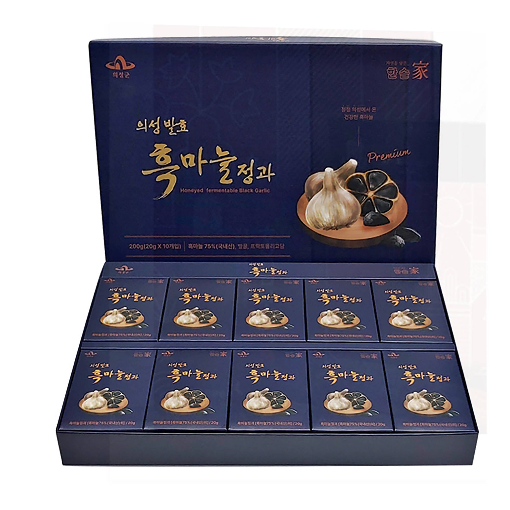 Black Garlic Jeonggwa, Fermented Black Garlic Honey with FREE Shopping Bag