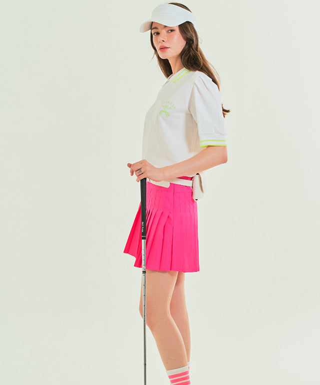 BENECIA 12 Neon Skirt - Pink
