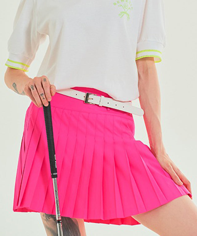 BENECIA 12 Neon Skirt - Pink