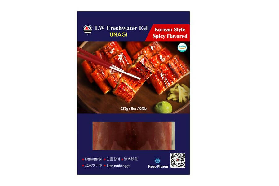 LW Freshwater Eel Teriyaki ,Spicy Flavor Unagi 양념민물장어 (227g / 0.5lb)