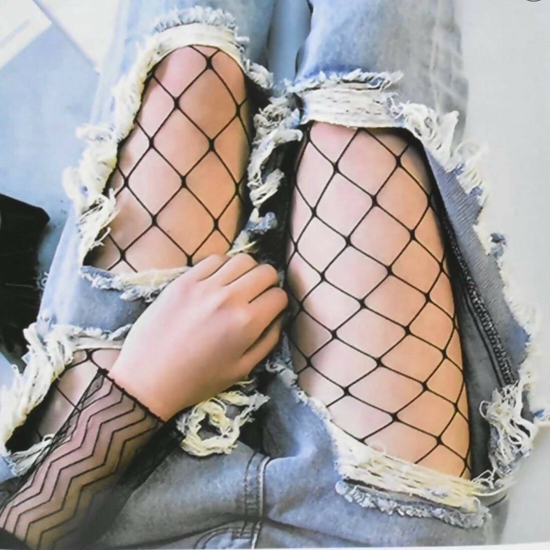 Chic fishnets Tights, Mesh Stockings, 3 Styles