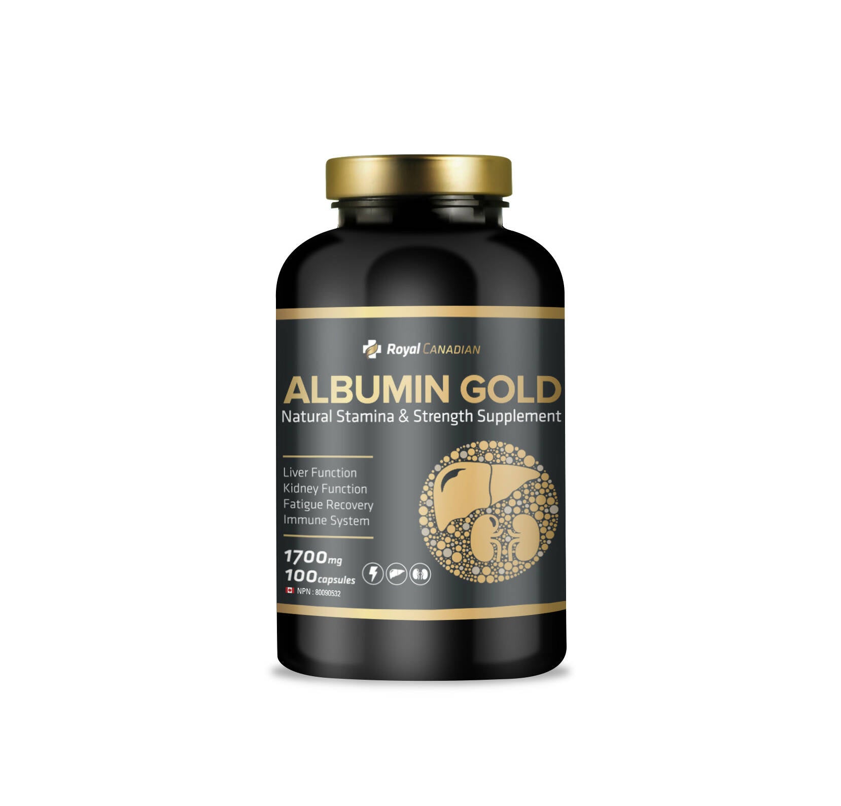 Albumin Gold 1700mg ( 100 / 200 /365 cap )