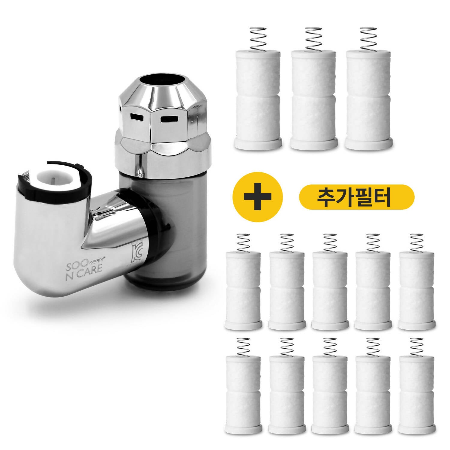 [DEAL] SOO N CARE Rotatable Filter Tap with 3 Filters + EXTRA Filters(10)