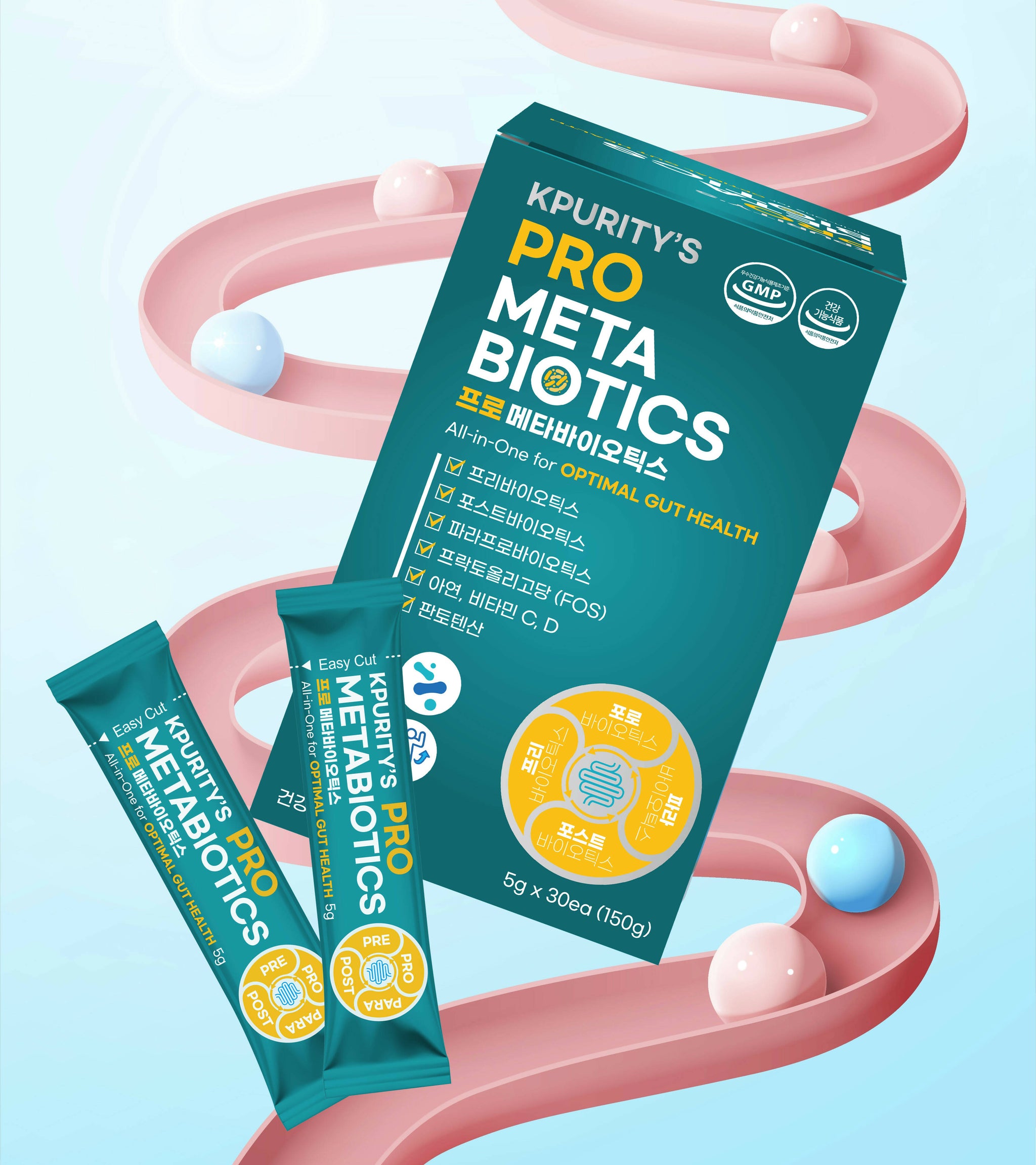 Pro Metabiotics All-In-One For Optimal Gut Health 5g x 30 Sticks