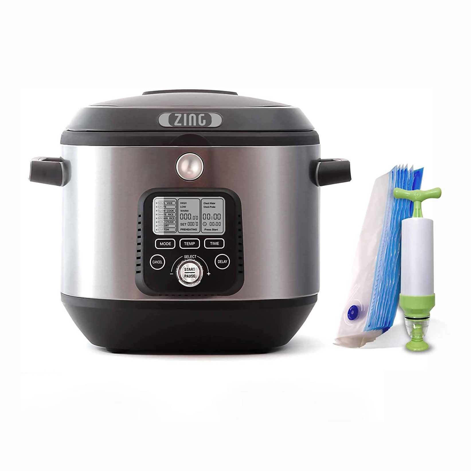 [Promotion] Zing Cook Multi-Cooker with Sous Vide & Slow Cooking Functions, 6 Qt